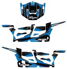 Load image into Gallery viewer, Pol Rzr4 Complete Graphic Kit Silver/black