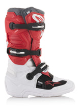 Load image into Gallery viewer, Tech 7s Boots Dark Grey/ Red Fluo/yellow Fluo Sz 08