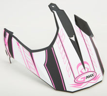 Load image into Gallery viewer, Visor W/screws Pink Ribbon Riders Plaid Black/pink Gm-11