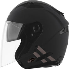 Load image into Gallery viewer, Of-77 Open-face Downey Helmet Matte Black/pink Xs