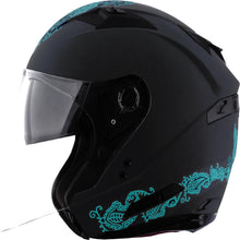 Load image into Gallery viewer, Of-77 Open-face Eternal Helmet Silver/violet Xs