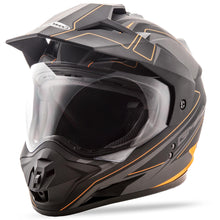 Load image into Gallery viewer, Gm-11 Dual-sport Expedition Helmet Matte Blk/hi-vis Org 2x