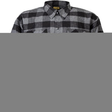 Load image into Gallery viewer, Covert Moto Flannel Black/brown/grey Xl