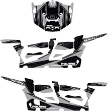 Load image into Gallery viewer, Pol Rzr4 Complete Graphic Kit Silver/black