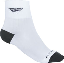 Load image into Gallery viewer, Fly Shorty Socks White Sm/md

