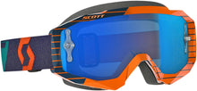 Load image into Gallery viewer, Hustle Goggle Blue/yellow W/yellow Chrome Works
