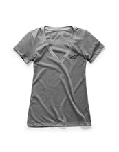 Load image into Gallery viewer, Women's Ageless V-neck Tee Grey Xs
