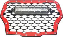 Load image into Gallery viewer, Front Grill Black Pol Rzr S With 10" Light
