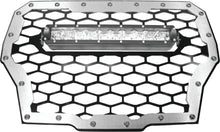 Load image into Gallery viewer, Front Grill Black Pol Rzr S With 10" Light
