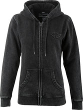 Load image into Gallery viewer, Fly Women's Snow Wash Hoodie Aqua Xl
