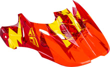 Load image into Gallery viewer, Kinetic Shocked Helmet Visor Red/yellow
