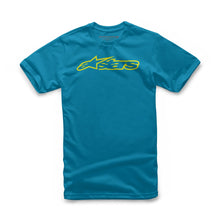 Load image into Gallery viewer, Youth Blaze Tee Royal/hi-vis Xs

