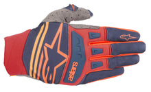 Load image into Gallery viewer, Techstar Gloves Dark Blue/red/orange Xl
