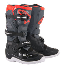 Load image into Gallery viewer, Youth Tech 7s Boots Grey/red Sz 08
