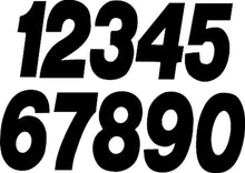 Load image into Gallery viewer, #9 6" Black Super X Digits 3/pk
