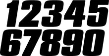 Load image into Gallery viewer, #9 7" Black Digits 3/pk
