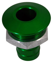 Load image into Gallery viewer, Billet Thru-hull Water Fitting Black 3/8" 45 Deg.

