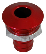 Load image into Gallery viewer, Billet Thru-hull Water Fitting Black 3/8" 45 Deg.
