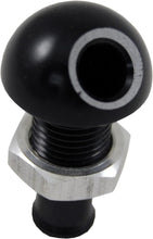 Load image into Gallery viewer, Billet Thru-hull Water Fitting Black 3/8" 45 Deg.
