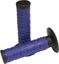 Load image into Gallery viewer, Cush Motocross Grips Blue/black
