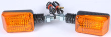 Load image into Gallery viewer, Universal Signal Lights Carbon W/amber Lens

