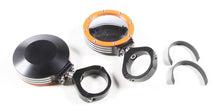 Load image into Gallery viewer, Billet Side Mirrors Round W/bezel Yellow 2"
