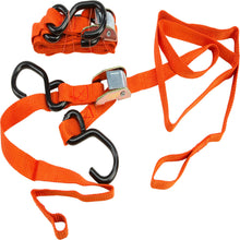 Load image into Gallery viewer, 1" Tie-down Orange W/soft Tie 2/pk
