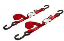 Load image into Gallery viewer, Tie-down Cam S-hook 1"x5.5' Blue Pair
