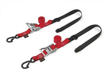 Load image into Gallery viewer, Tie-down Rat Sec Hook Soft-tye 1.5"x6.5' Blue/black Pair

