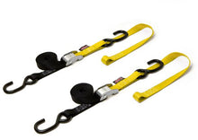 Load image into Gallery viewer, Tie-down Cam S-hook Soft-tye 1"x6' Black/blue Pair
