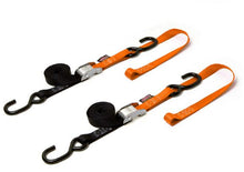 Load image into Gallery viewer, Tie-down Cam S-hook Soft-tye 1"x6' Black/blue Pair
