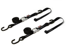 Load image into Gallery viewer, Tie-down Cam S-hook Soft-tye 1"x6' Black/blue Pair
