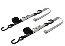 Load image into Gallery viewer, Tie-down Cam S-hook Soft-tye 1"x6' Black/blue Pair
