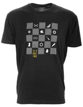 Load image into Gallery viewer, Fly Checkers Tee Indigo Sm Indigo Sm
