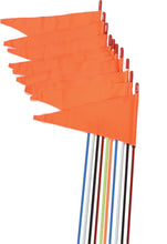 Load image into Gallery viewer, Safety Flags Spring Mount Neon Green 7' 10/pk
