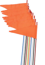 Load image into Gallery viewer, Safety Flags Spring Mount Neon Green 7' 10/pk

