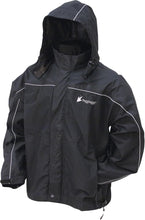 Load image into Gallery viewer, Toadz Highway Rain Jacket Hi-vis Green/black Xl
