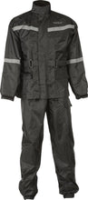 Load image into Gallery viewer, 2-piece Rain Suit Black/orange Xl
