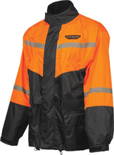 Load image into Gallery viewer, 2-piece Rain Suit Black/orange Xl
