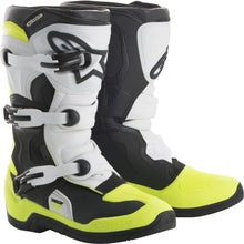 Load image into Gallery viewer, Tech 3s Kids Boots Black/ Dark Blue/pink Fluo Sz 13

