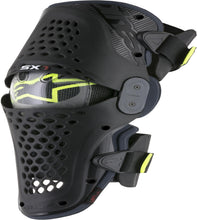 Load image into Gallery viewer, Sx-1 V2 Knee Protector Black/red 2x
