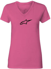 Load image into Gallery viewer, Womens Ageless Tee V-neck Pink Xl
