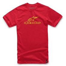 Load image into Gallery viewer, Always Tee Red/hi-vis Yellow Xl

