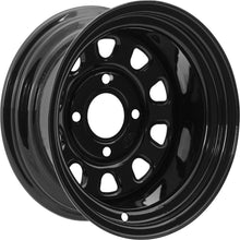Load image into Gallery viewer, Delta Steel Weel 12x7 4/156 4+3 Black 12mm
