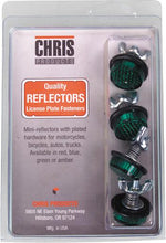 Load image into Gallery viewer, Mini-reflectors Green 4/pk
