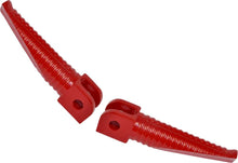 Load image into Gallery viewer, Billet Aluminum Footpegs Red Anodized
