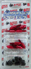 Load image into Gallery viewer, W/s Spiked Bolt Kit Red
