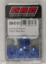 Load image into Gallery viewer, Aluminum Spacers Type 11 Titanium M6x12mm 4/pk
