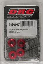 Load image into Gallery viewer, Aluminum Flange Nuts Titanium M6x12mm 4/pk
