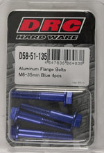 Load image into Gallery viewer, Aluminum Flange Bolts Titanium M6x35mm 4/pk
